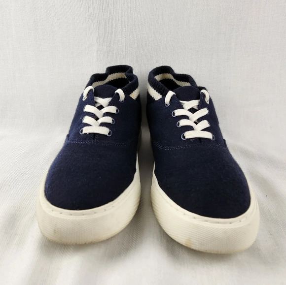 Tory Sport All Love Lace Up Navy Blue Sneakers - Picture 4 of 13